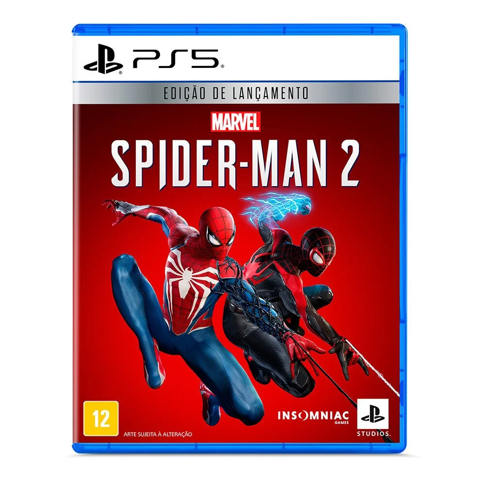 Jogo Marvels Spider-Man 2 Edição De Lançamento, Playstation 5 - Mídia Física Jogo Marvels Spider-Man 2 Edição De Lançamento, Playstation 5 - Mídia Física