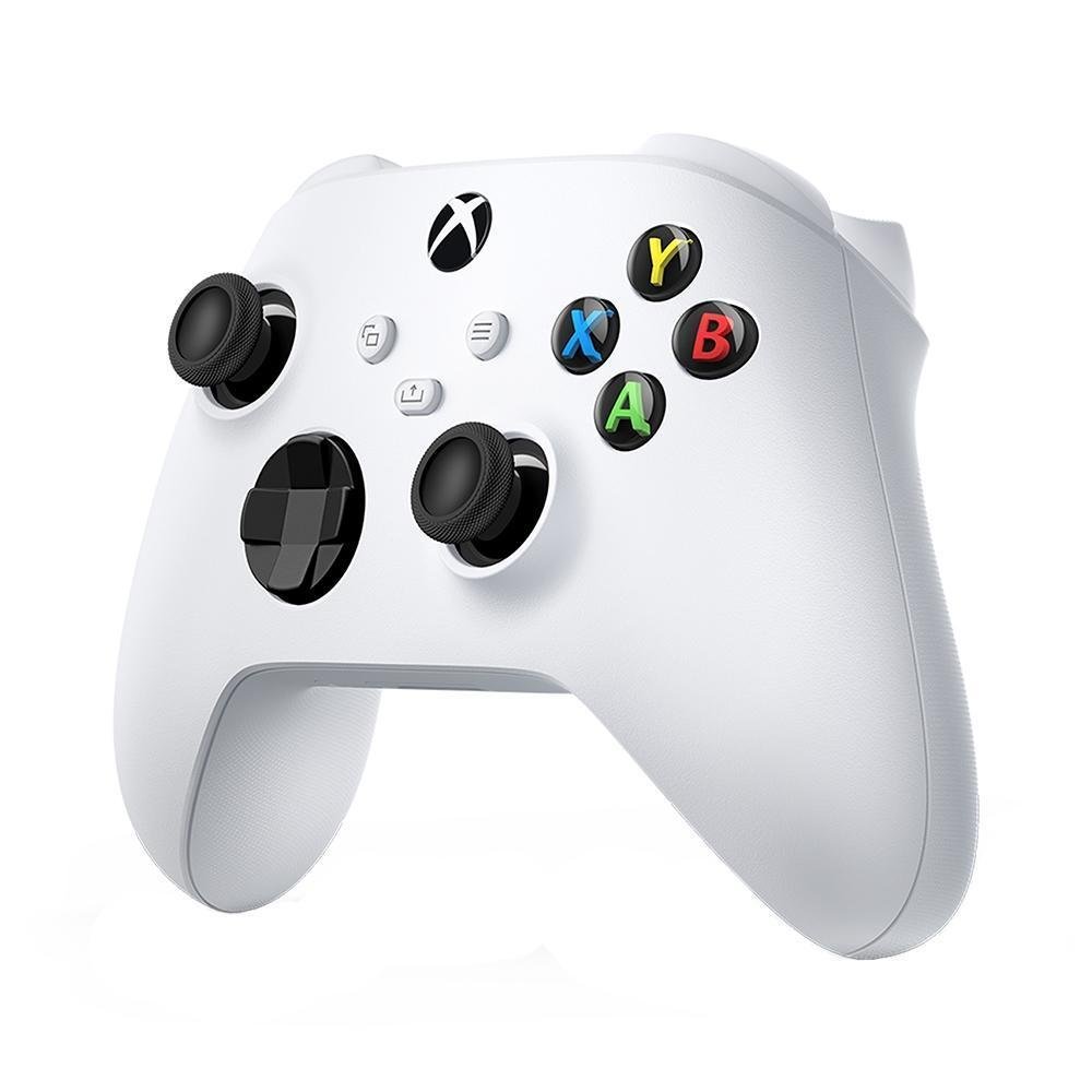 Controle Sem Fio Xbox Robot White, Joystick, Branco, Mapeamento de botões Controle Sem Fio Xbox Robot White, Joystick, Branco, Mapeamento de botões