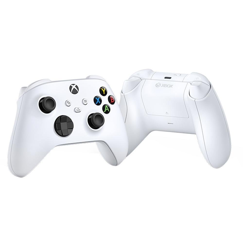 Controle Sem Fio Xbox Robot White, Joystick, Branco, Mapeamento de botões Controle Sem Fio Xbox Robot White, Joystick, Branco, Mapeamento de botões