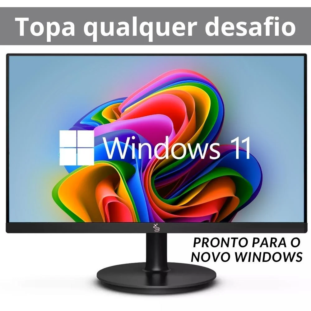 Monitor 3Green 20 Polegadas LED, Widescreen, 75hz, HD + 1600x900, HDMI, VGA, Vesa, Ajuste De Inclinação