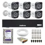 Kit 6 Câmeras Intelbras Tf 1220b, Full Hd 1080p, Com Visão Noturna 20m, Proteção Ip66 + Dvr Gravador Intelbras Mhdx 3008-c, 8 Canais + Hd 500gb
