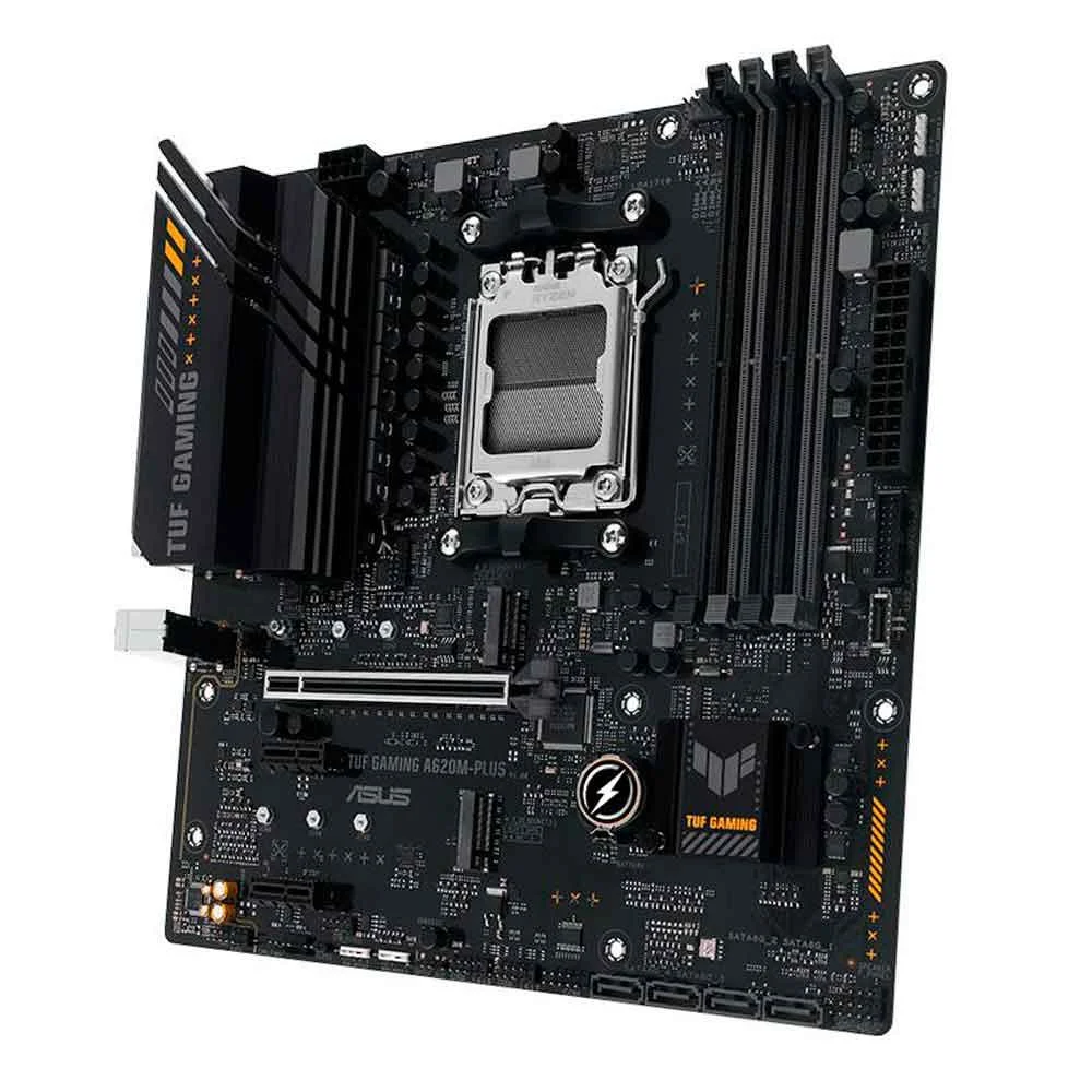 Placa-Mãe Asus Tuf Gaming A620m-Plus, AMD AM5, Micro Atx, DDR5