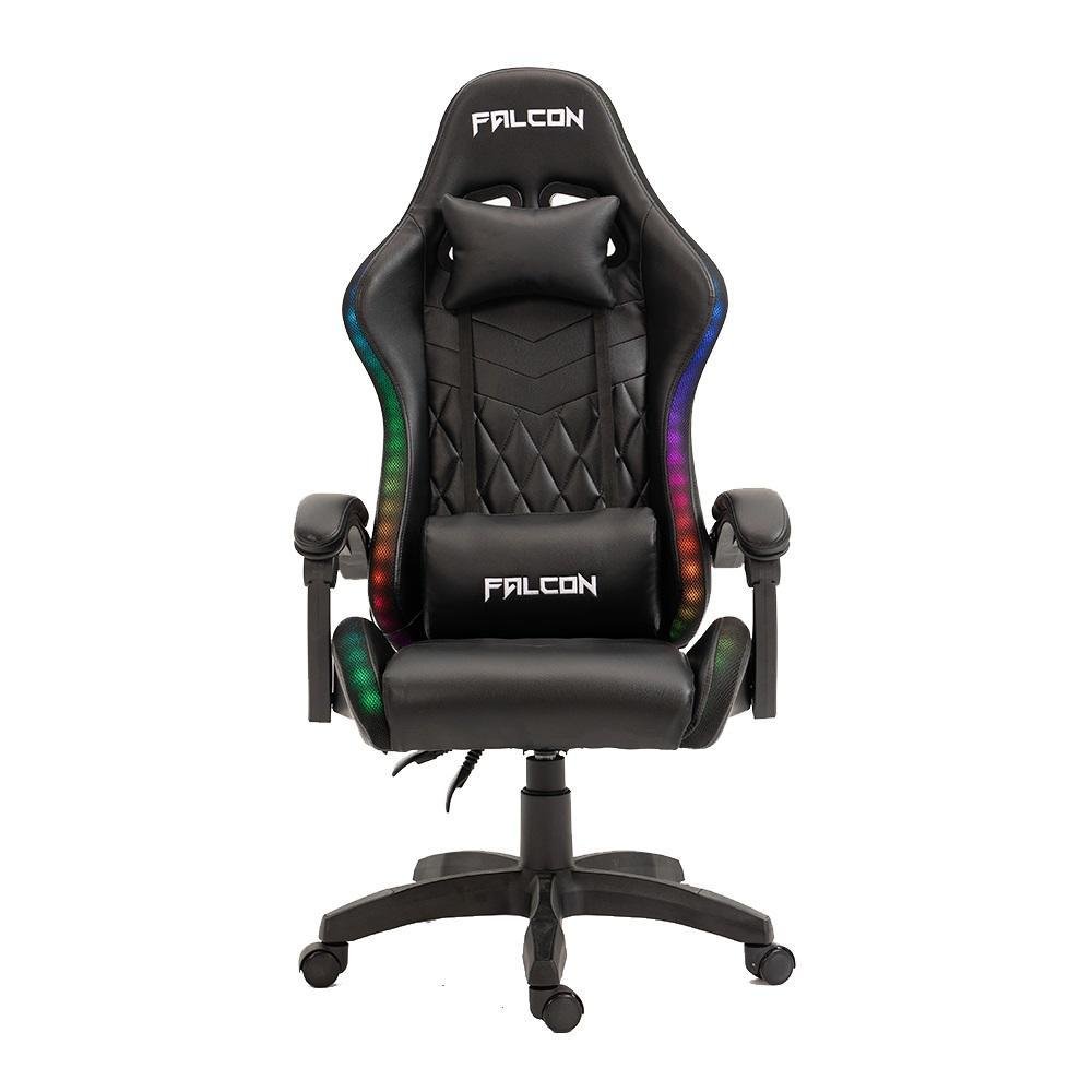 Cadeira Gamer Falcon, RGB, Com inclinação multifuncional até 130Kg - jx-1039rgb Cadeira Gamer Falcon, RGB, Com inclinação multifuncional até 130Kg - jx-1039rgb