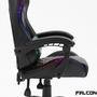 Cadeira Gamer Falcon, RGB, Com inclinação multifuncional até 130Kg -  jx-1039rgb