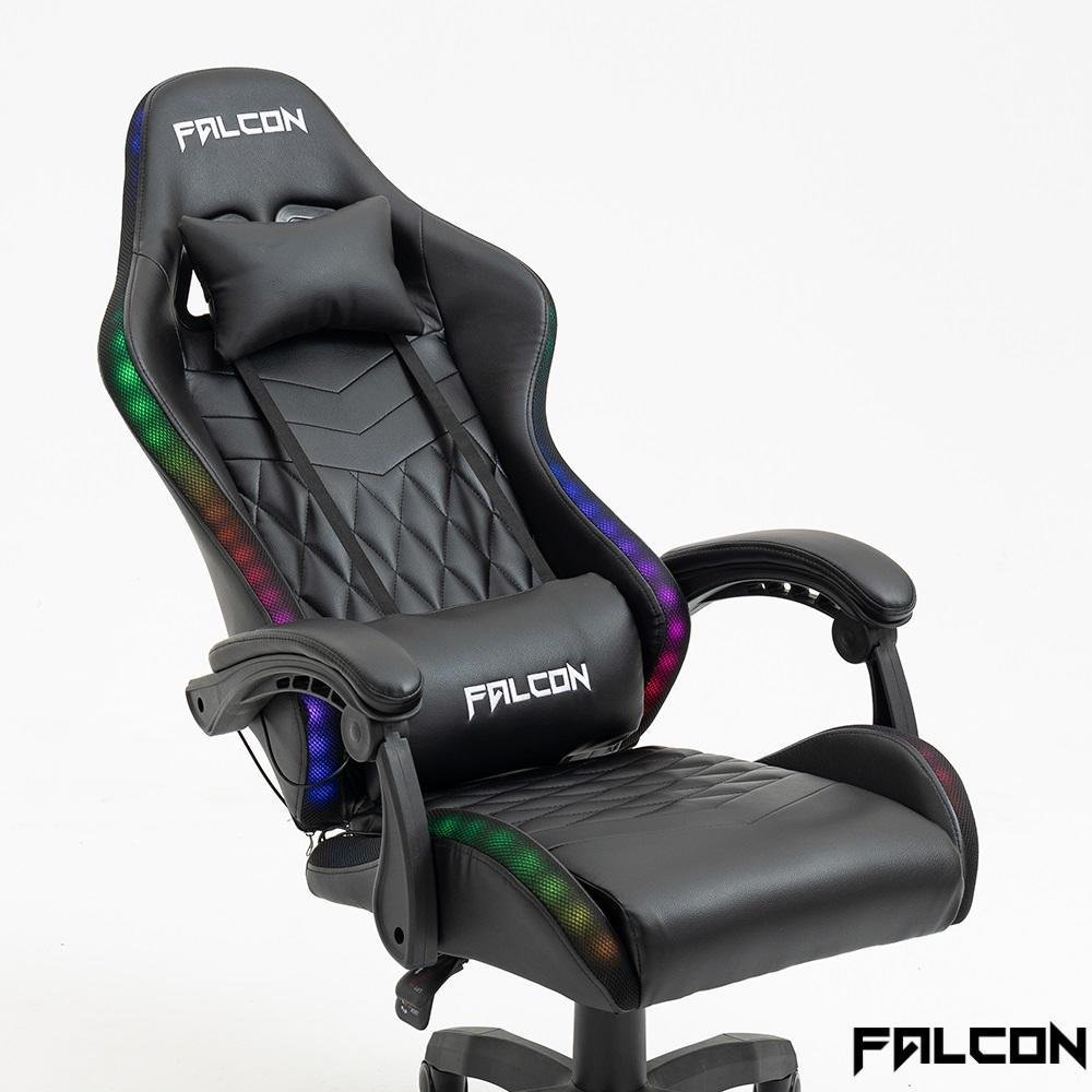 Cadeira Gamer Falcon, RGB, Com inclinação multifuncional até 130Kg - jx-1039rgb Cadeira Gamer Falcon, RGB, Com inclinação multifuncional até 130Kg - jx-1039rgb