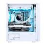 Gabinete Gamer Liketec Orbital Snow, RGB, Mid-tower, 3x Fans, Mesh, Vidro Temperado, M-atx - Orbital - 2050