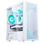 Gabinete Gamer Liketec Orbital Snow, RGB, Mid-tower, 3x Fans, Mesh, Vidro Temperado, M-atx - Orbital - 2050