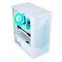 Gabinete Gamer Liketec Orbital Snow, RGB, Mid-tower, 3x Fans, Mesh, Vidro Temperado, M-atx - Orbital - 2050