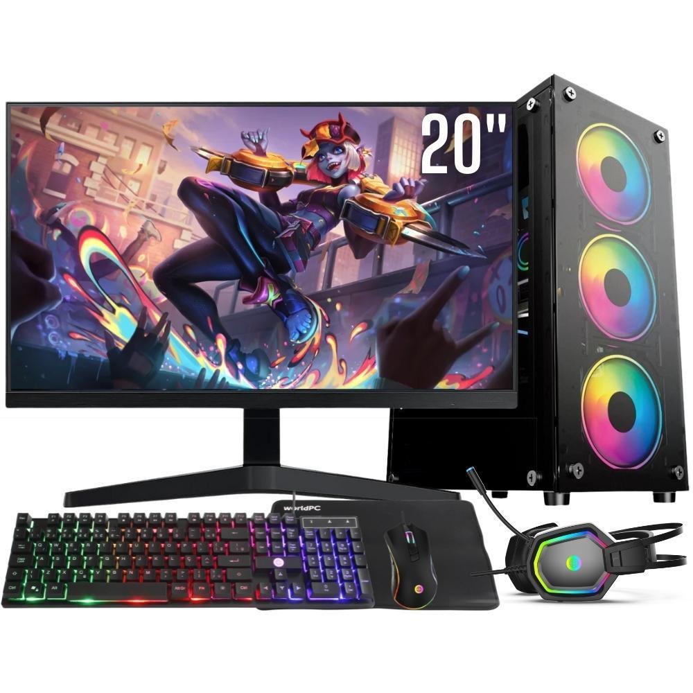 PC Gamer Completo Intel Core I7 16GB RAM KaBuM