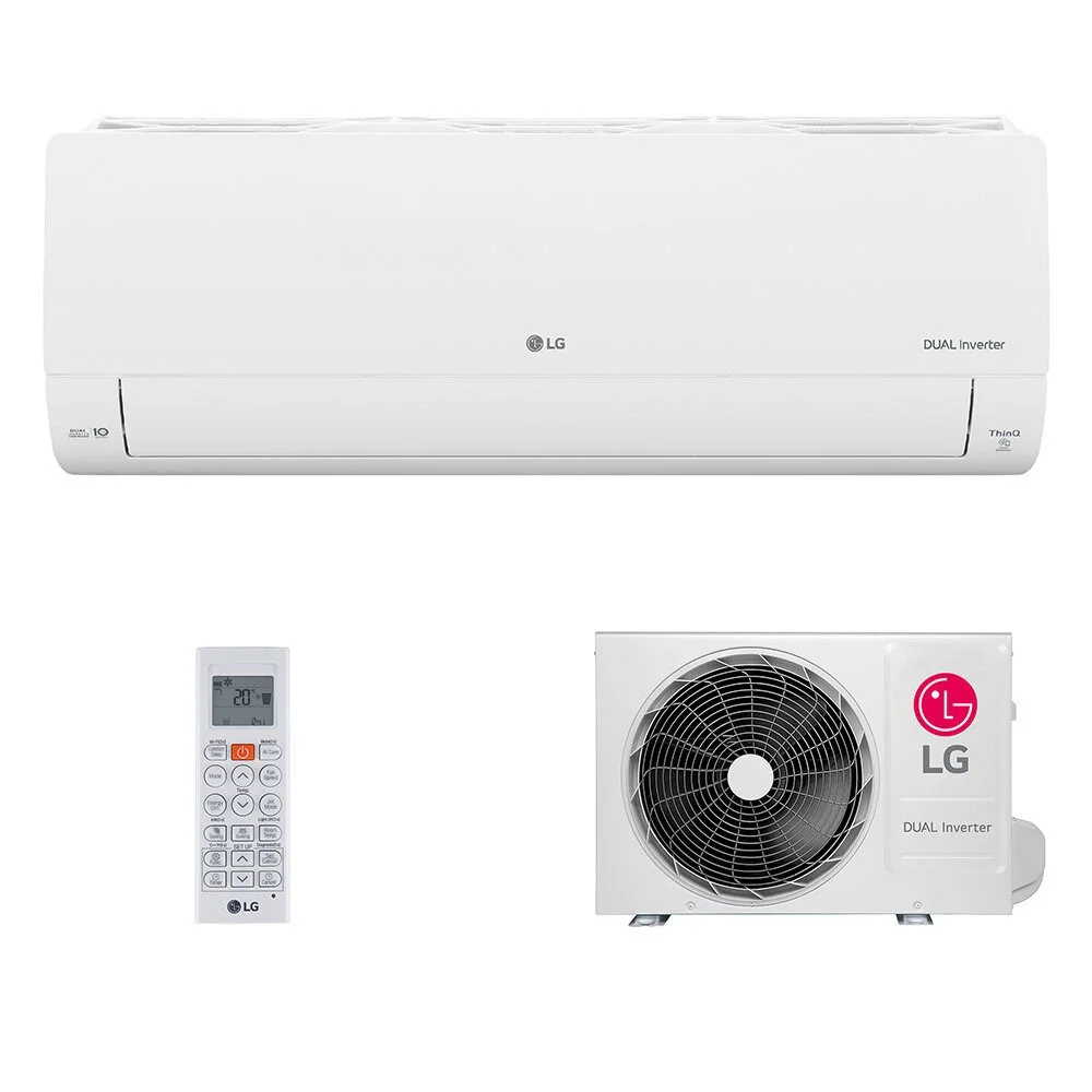 Ar Condicionado LG Dual Split Inverter Voice + IA 12000 BTUS, 220V, Quente/Frio - S3-W12ja31a Ar Condicionado LG Dual Split Inverter Voice + IA 12000 BTUS, 220V, Quente/Frio - S3-W12ja31a