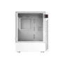 Gabinete Gamer Pcyes Bolter White Ghost, Lateral Em Vidro