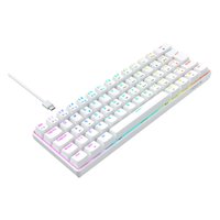 Teclado Gamer Mecanico Hyrax Thunder Hck61, ABNT2, Branco, Switch Azul