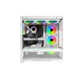 Gabinete Galax Centaurus White Atx, Frontal Vidro, Sem Fan