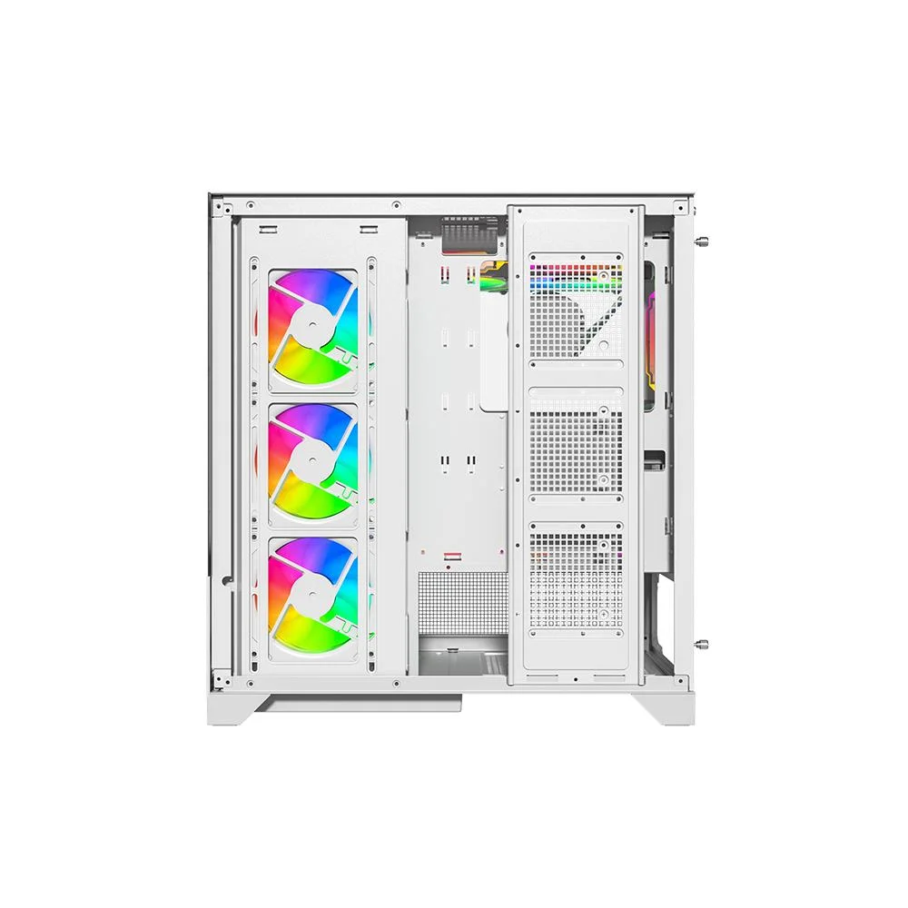 Gabinete Galax Centaurus White Atx, Frontal Vidro, Sem Fan