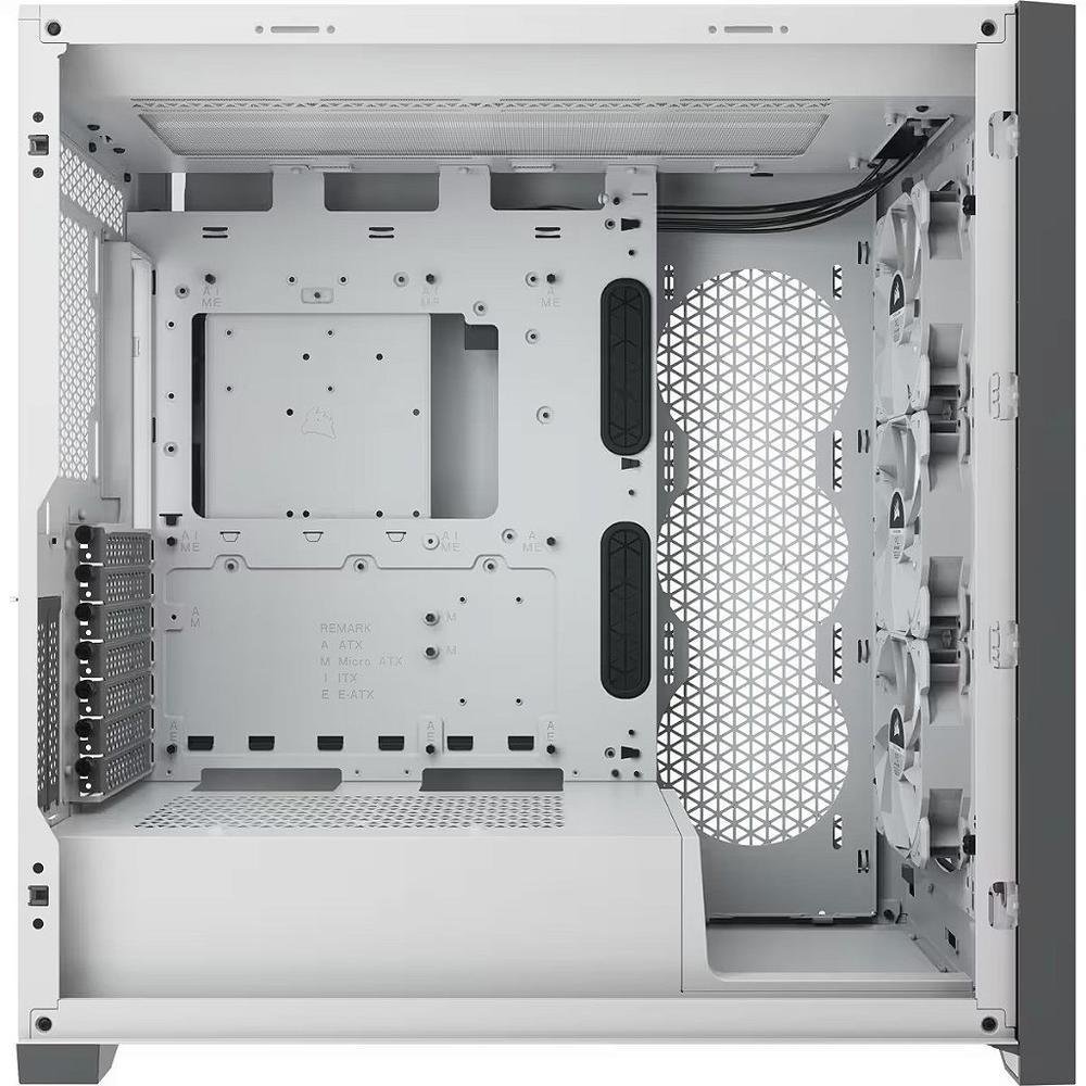 Gabinete Corsair Icue 5000x RGB Branco KaBuM