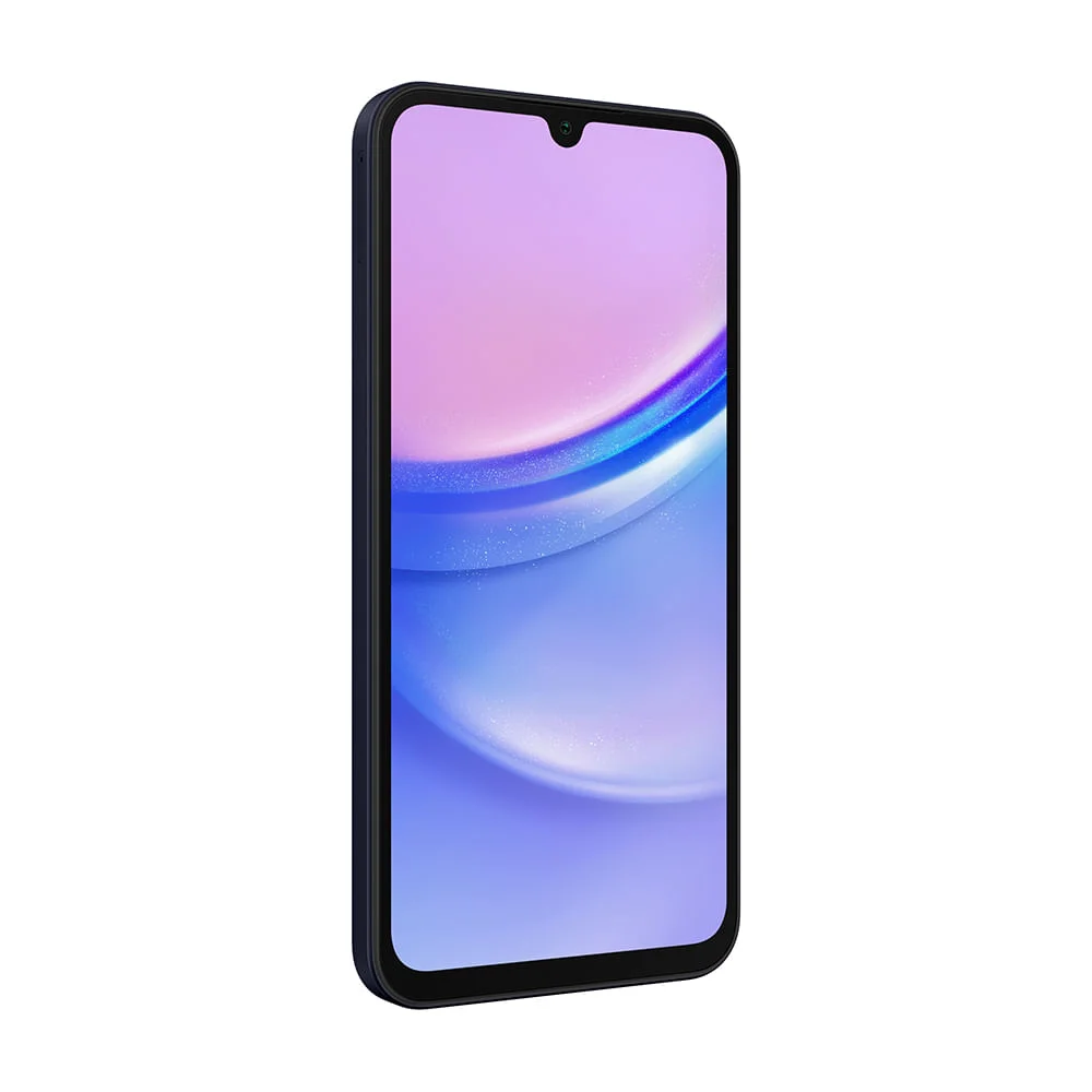 Smartphone Samsung Galaxy A15, 128GB, 4GB RAM, Câmera Tripla 50MP, Tela Infinita 6.5", Azul Escuro