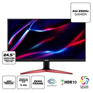 【250Hz】acer Nitro KG1 24.5インチ FHD モニター Monitor Acer Gamer KaBuM