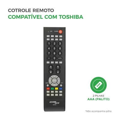 Controle Remoto Chip Sce Tv Semp Toshiba Lcd