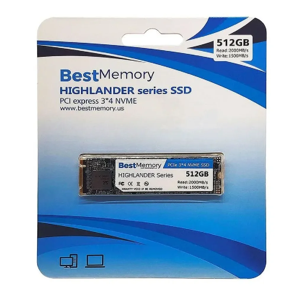 M.2 2280 NVMe SSD512GB×2 SSD Pci Express M2 Nvme 512GB Bestmemory KaBuM