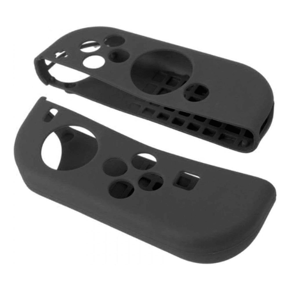Capa Case Silicone Radalishop, Para Nintendo Switch Joycon, Proteção Para Controle Joy Con, Preto