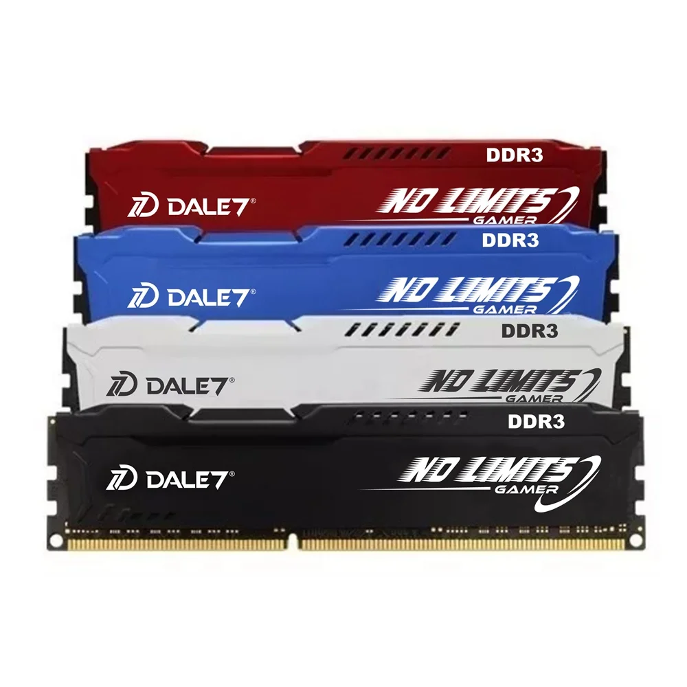 Memória Gamer Dale7 No Limits, 4GB, 1333Mhz, DDR3, Desktop, Azul Memória Gamer Dale7 No Limits, 4GB, 1333Mhz, DDR3, Desktop, Azul