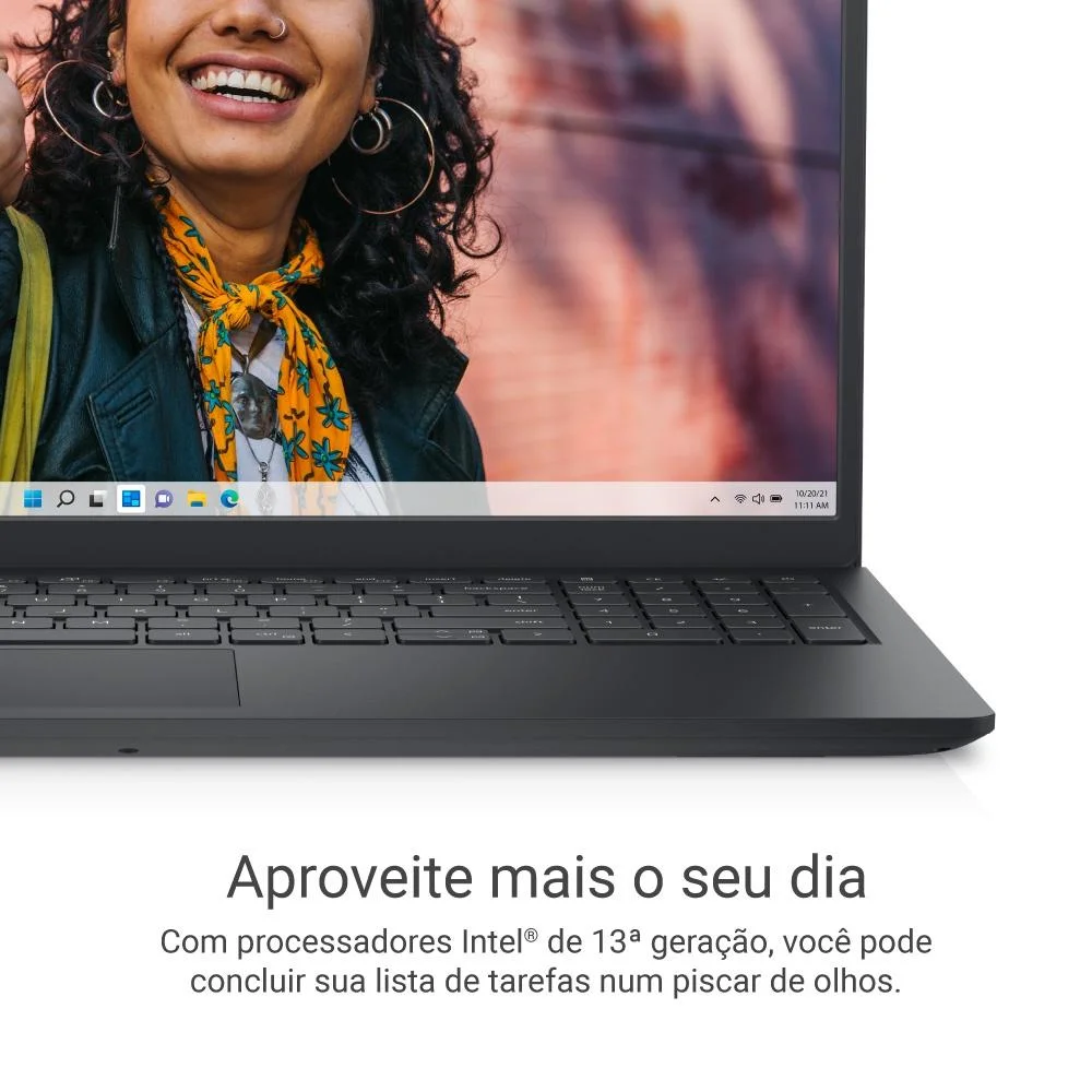 Notebook Dell Inspiron I15-i1300-u30p 15.6" Full Hd 13ª Gen Intel Core I5 8gb 512gb SSD Linux Preto Carbono Notebook Dell Inspiron I15-i1300-u30p 15.6" Full Hd 13ª Gen Intel Core I5 8gb 512gb SSD Linux Preto Carbono