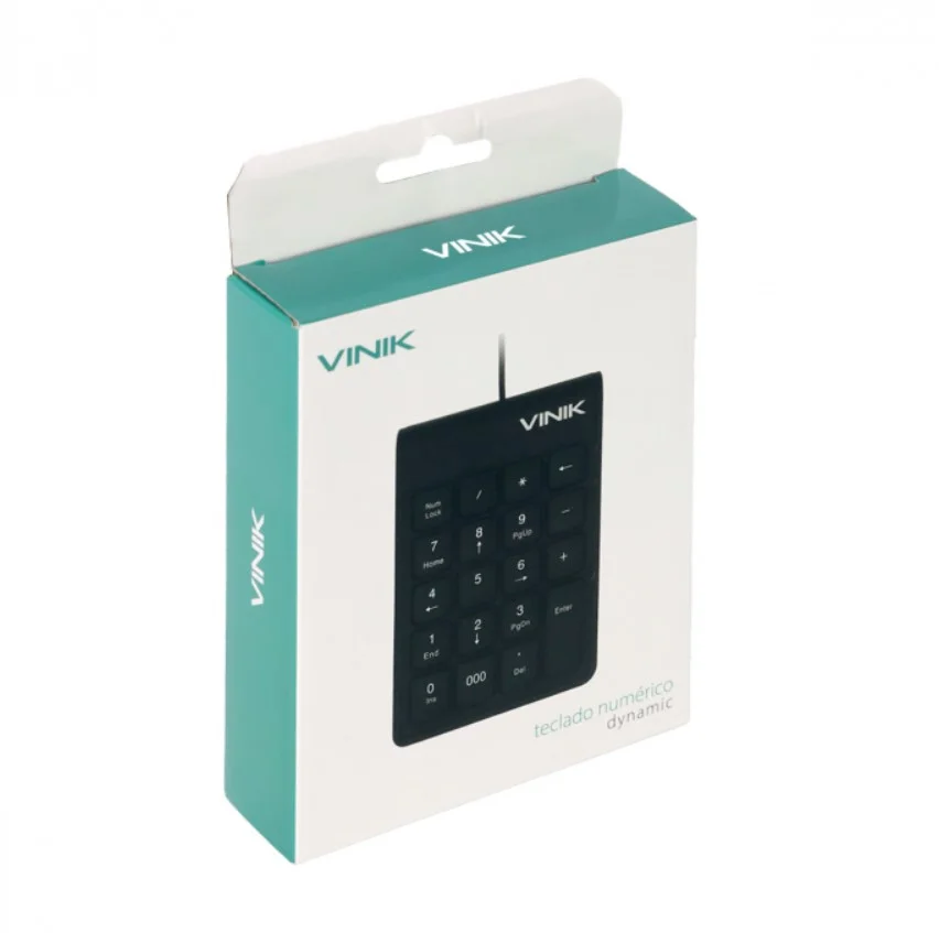 Teclado Numérico Usb Dynamic 20 Teclas Cabo 1.8m Preto - Dt91