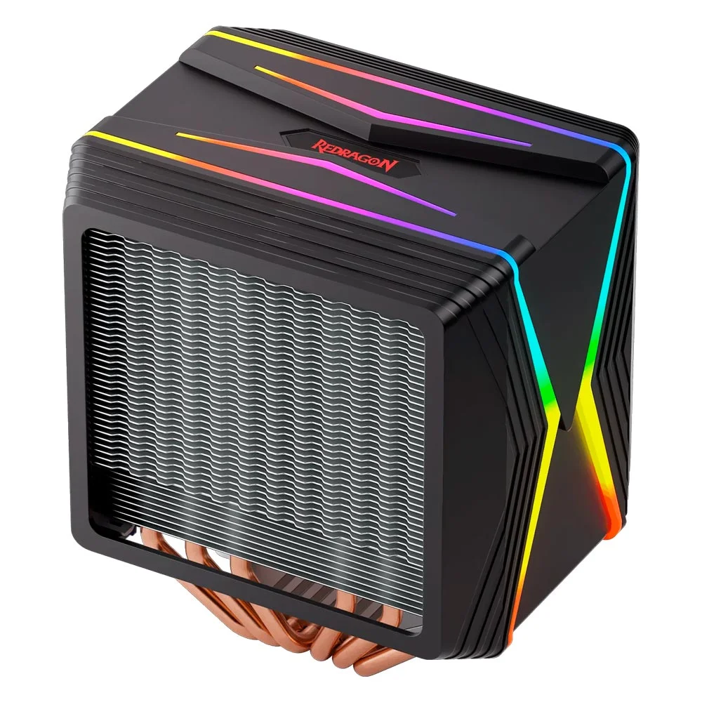 Cooler Redragon Hodur Dual Tower 240mm ARGB KaBuM