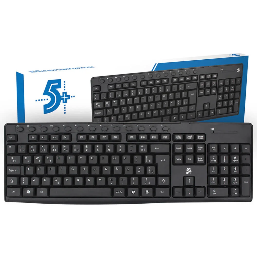 Teclado 5 Tw500 Sem Fio KaBuM
