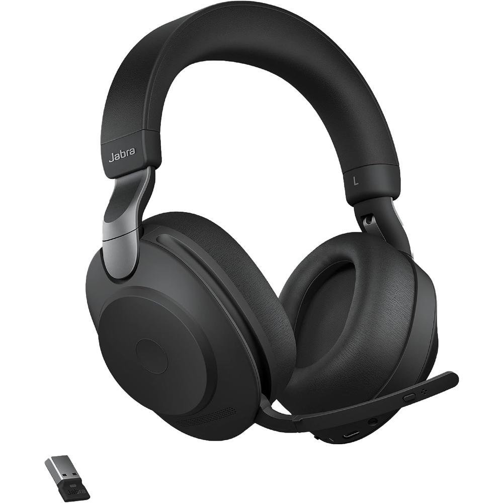 Jabra Evolve2 85 MS ワイヤレスヘッドセット ブラック Fone De Ouvido Jabra Evolve2 85 Ms KaBuM