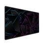 Mouse Pad Gamer Speed Extra Grande Profissional 90x40  - Triangulos Neon Roxo