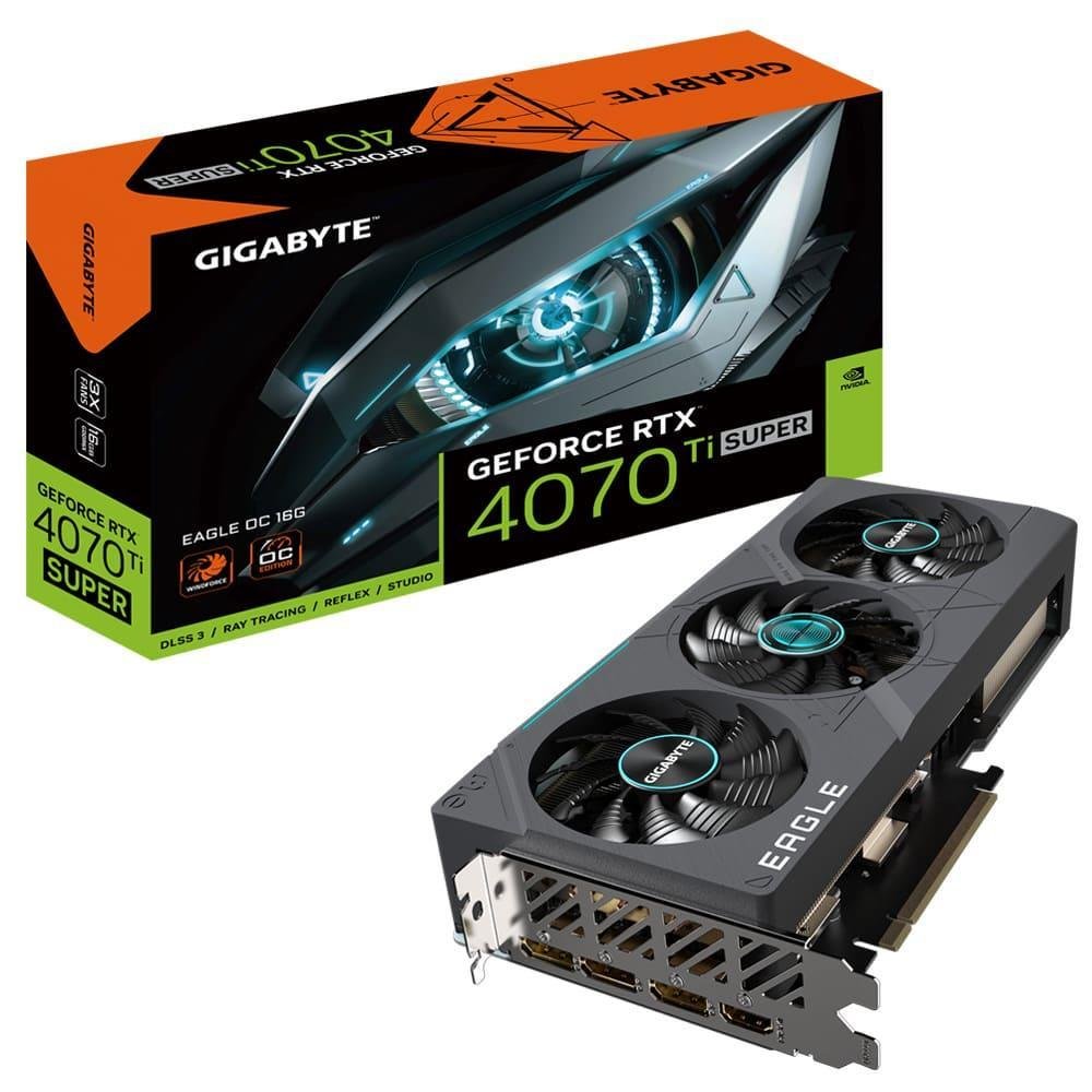 グラフィックボード・グラボ・ビデオカード GIGABYTE GEFORCE RTX 4070 Ti SUPER 16GB Placa De Video Gigabyte Geforce KaBuM