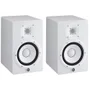 Par De Monitores De Referência Yamaha, Bi-amplificado, 95w Hs 7, Branco
