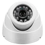 Camera Dome Ccd Infra Vermelho 24 Leds 20mts Linha 3,6mm Branca