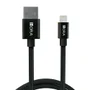 Cabo Carregamento Iphone 1hora Usb C/lightning 2.4a 1m Preto