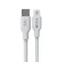 Cabo De Carregamento 1hora Usb C/lightning 2.4a 1m Branco