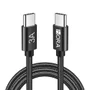Cabo De Carregamento/dados 1hora Usb C 3a Macho 1m Preto