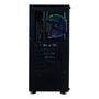 Gabinete Gamer Concórdia,  Mid Tower, Lateral em Vidro Temperado, 4x Cooler Fans LED RGB, Preto