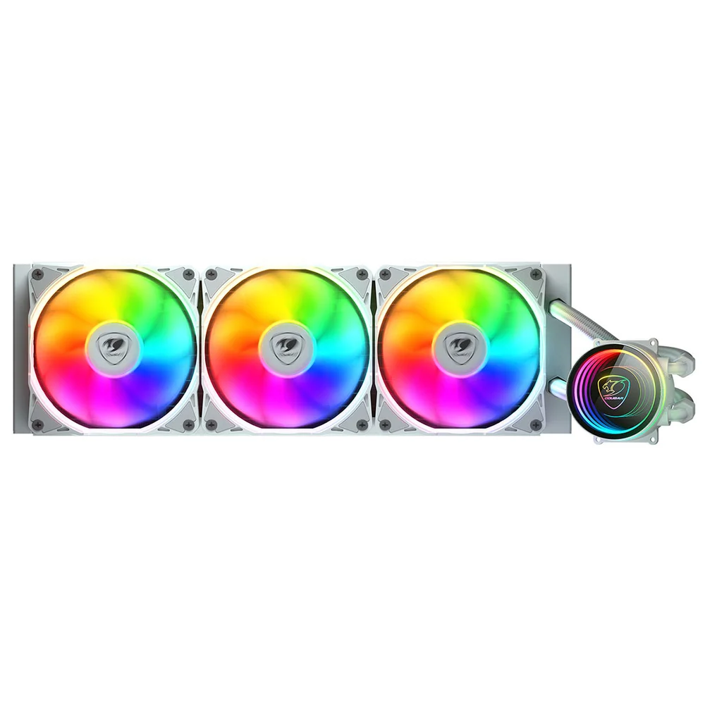 Water Cooler Cougar Poseidon Elite ARGB 360 White, Intel/amd, 360mm, Branco - 3mpsd360.0002 Water Cooler Cougar Poseidon Elite ARGB 360 White, Intel/amd, 360mm, Branco - 3mpsd360.0002