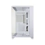 Gabinete Gamer K-mex Ghost Shark Mid Tower, ATX, Lateral E Frontal Em Vidro Temperado, Branco