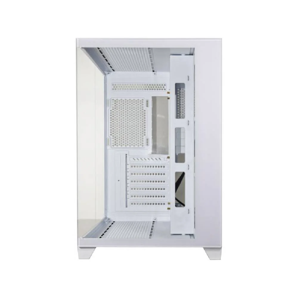 Gabinete Gamer K-mex Ghost Shark Mid Tower, ATX, Lateral E Frontal Em Vidro Temperado, Branco