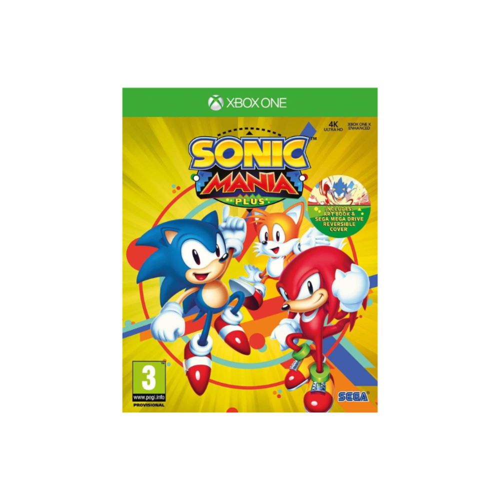 Jogo Sonic Mania Plus Com Art Book Xbox One