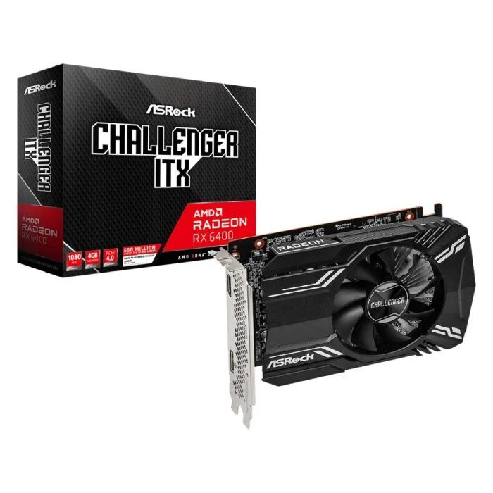 Placa De Vídeo Asrock Rx 6400 Cli 4g 4gb Gddr6 64bits - 90-ga3czz-00uanf Placa De Vídeo Asrock Rx 6400 Cli 4g 4gb Gddr6 64bits - 90-ga3czz-00uanf