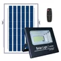 Refletor LED Placa Solar Holofote 50w Bateria Prova D'água