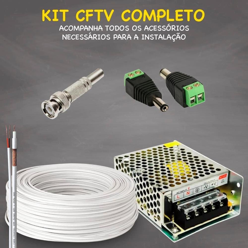 Kit 4 Cameras Seguranca Intelbras Vhl 1220 Full Hd 2mp 1080p