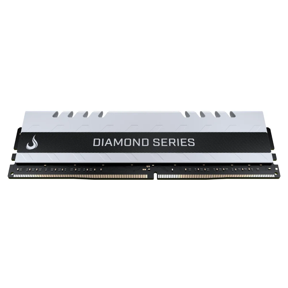 Memória RAM Rise Mode Diamond 16GB, 3200MHz, DDR4, CL19, Branco - RM-D4-16G-3200DW Memória RAM Rise Mode Diamond 16GB, 3200MHz, DDR4, CL19, Branco - RM-D4-16G-3200DW