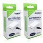 Kit 2 Baterias Recarregáveis Branca + Cabo Carregador Compatível Controle Wireless De XBOX One (s)/x