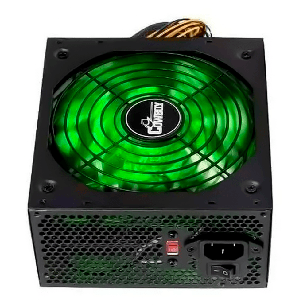 Fonte De Alimentação Knup Cowboy Kp-534, Para PC, 500w, Preta, 115v/230v Fonte De Alimentação Knup Cowboy Kp-534, Para PC, 500w, Preta, 115v/230v