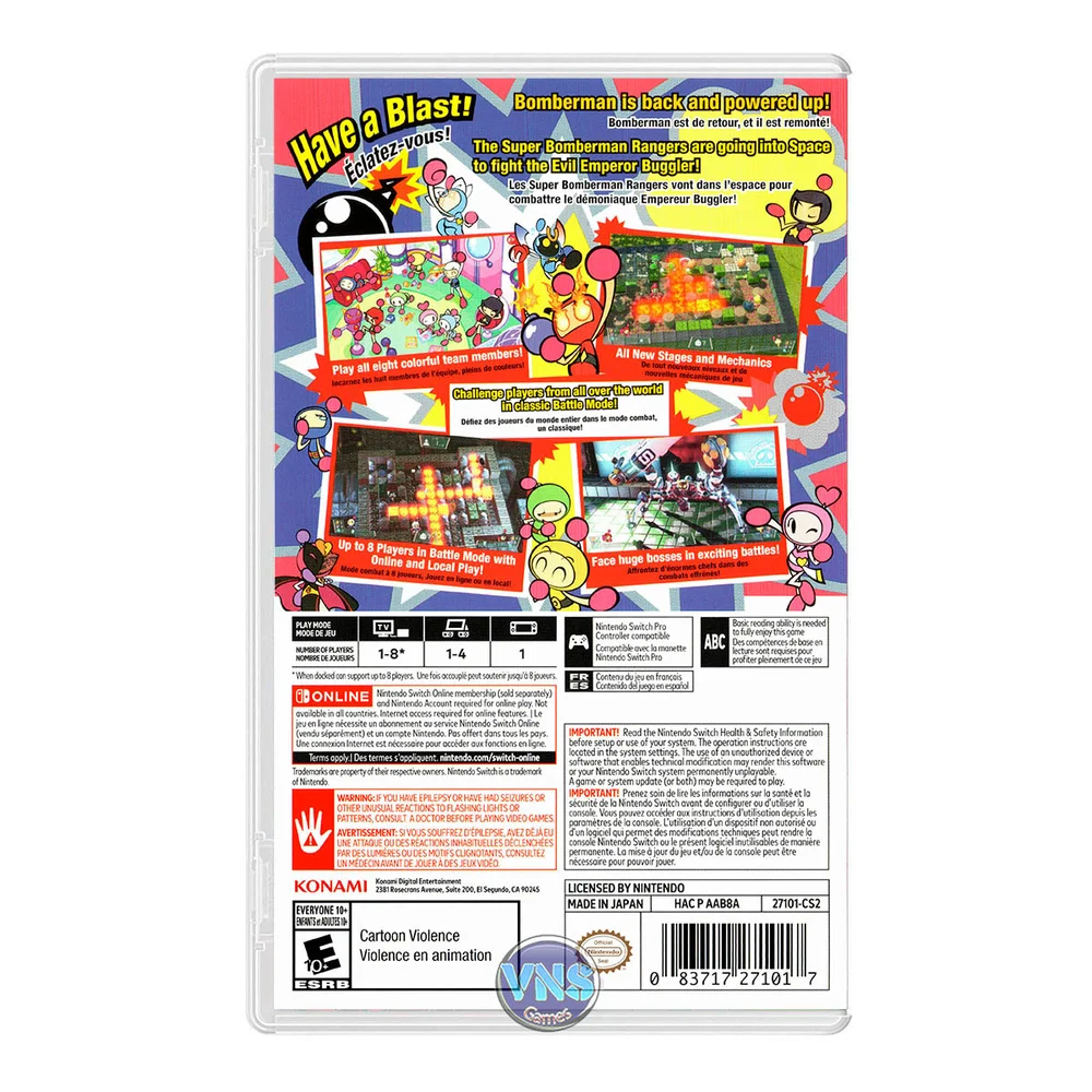 Super Bomberman R - Nintendo Switch Super Bomberman R - Nintendo Switch