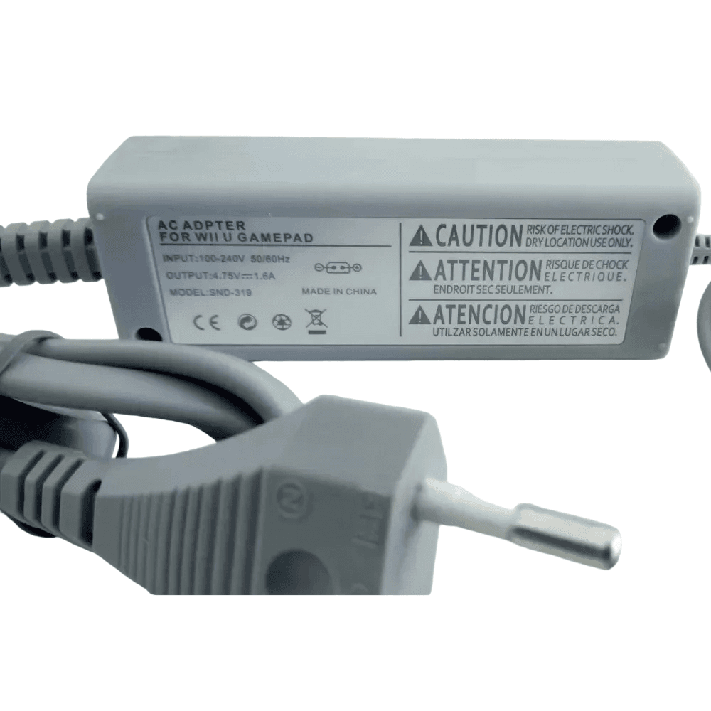Carregador Fonte Para Nintendo Wii U Bivolt 110/220v